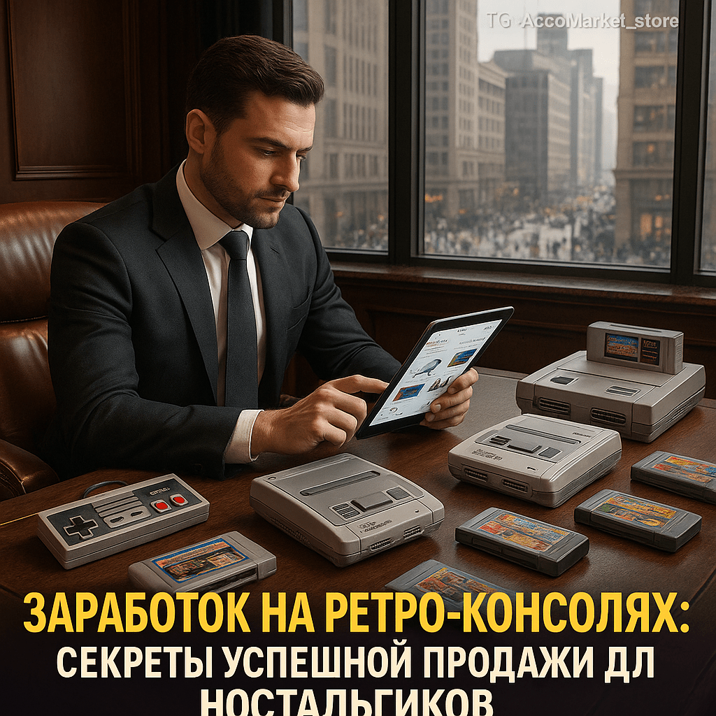 Заработок на ретро-консолях: секреты успешной продажи на Авито для ностальгиков