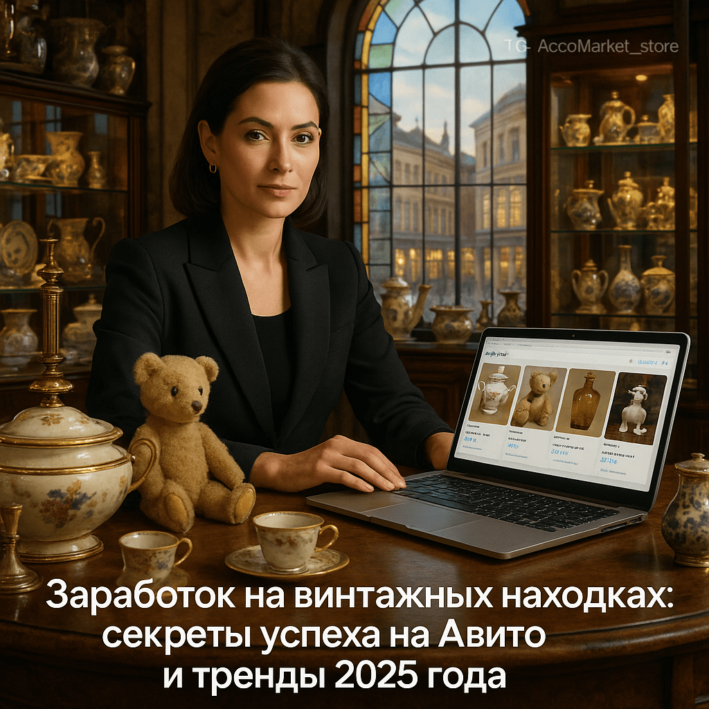 Заработок на винтажных находках: секреты успеха на Авито и тренды 2025 года