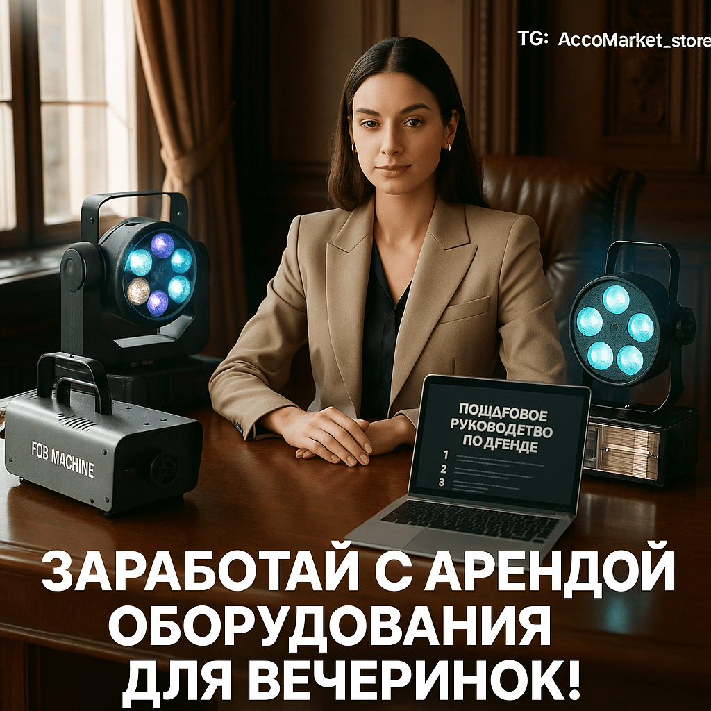 Как заработать на аренде оборудования для вечеринок: пошаговое руководство по дым-машинам и свету на Авито