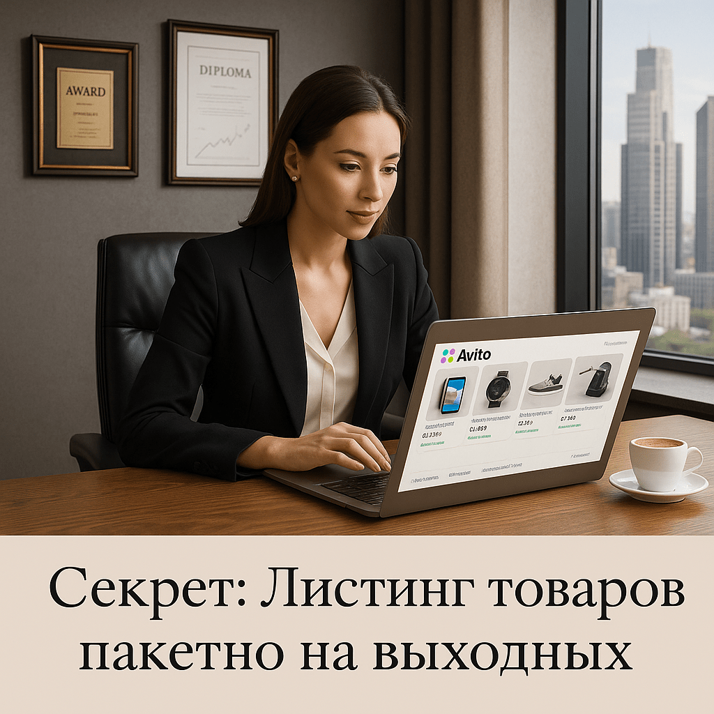 Как заработать на Авито: секреты успешного пакетного листинга товаров на выходных