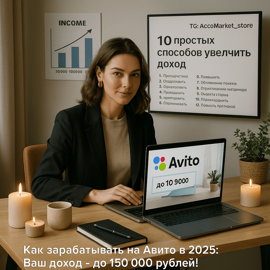 Как зарабатывать на Авито в 2025 году: 10 простых способов увеличить доход до 150 000 рублей в месяц