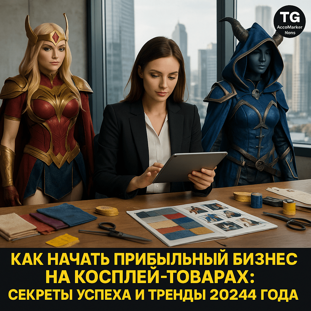 Как начать прибыльный бизнес на косплей-товарах: секреты успеха и тренды 2024 года