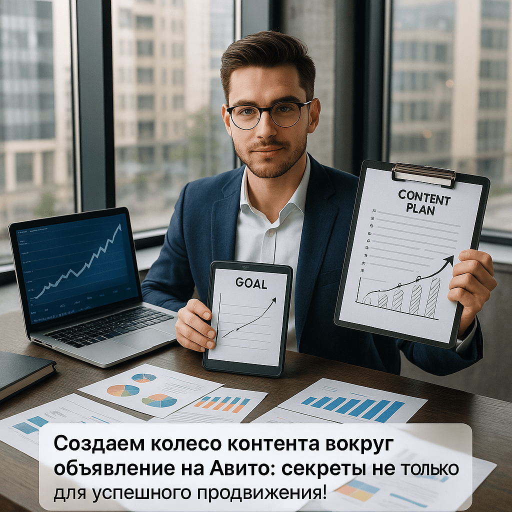 Как создать колесо контента вокруг объявления на Авито и увеличить продажи: секреты успешного продвижения