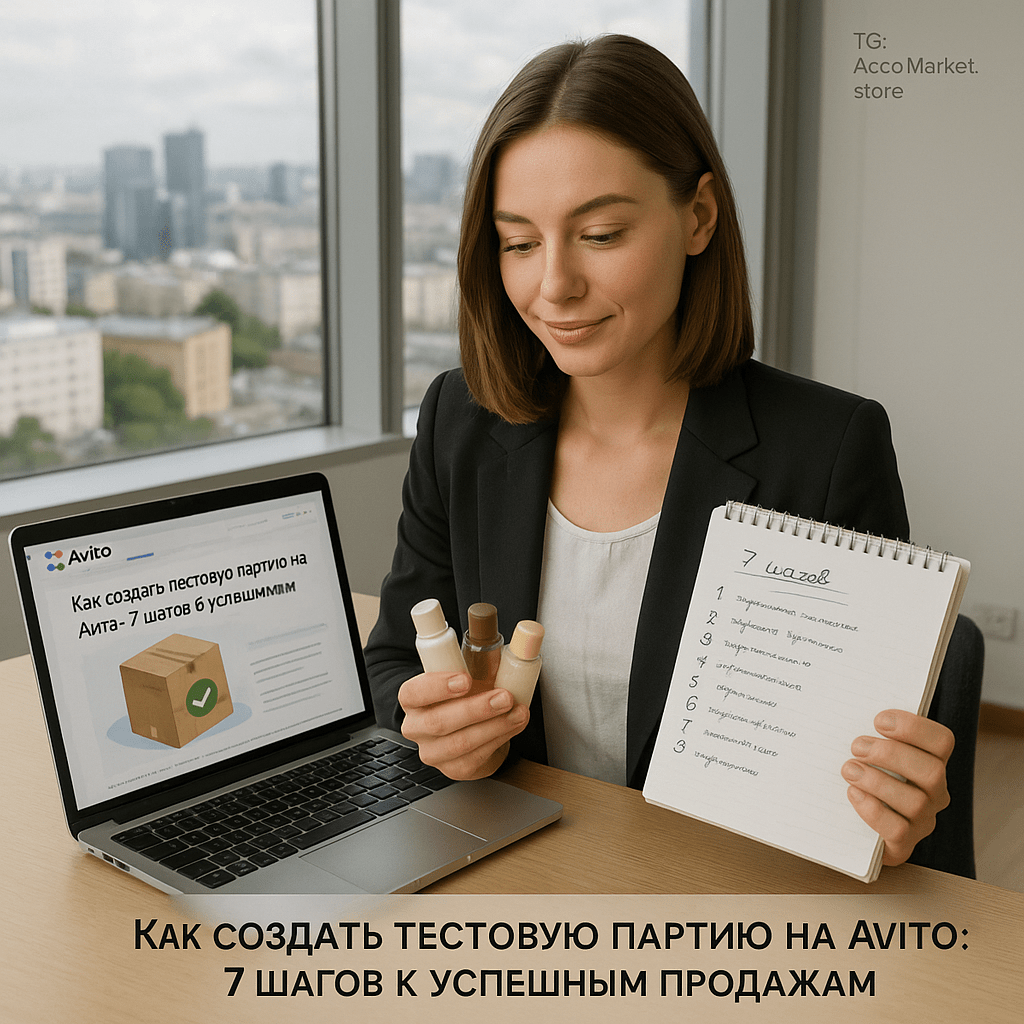 Как создать тестовую партию на Авито: 7 шагов к успешным продажам и оптимизации бизнеса
