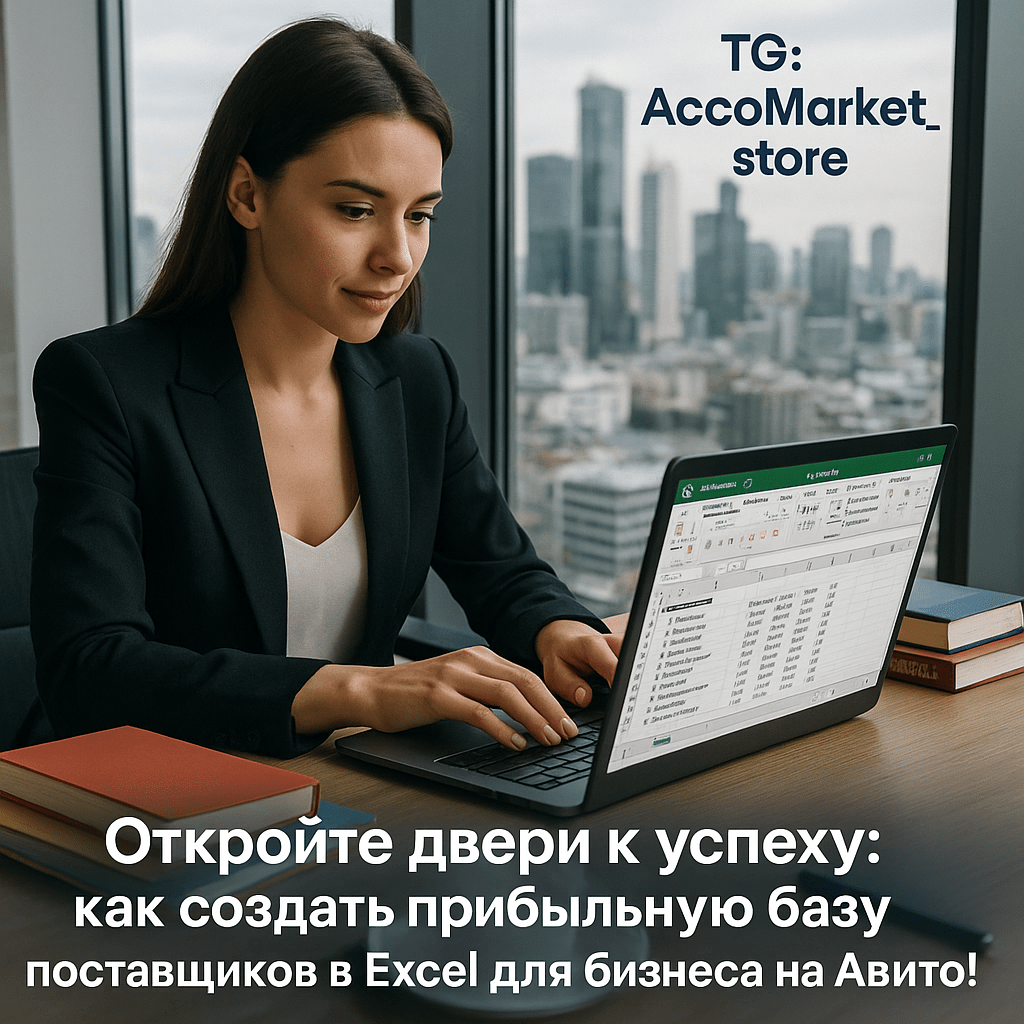 Как создать прибыльную базу поставщиков в Excel для успешного бизнеса на Авито: пошаговое руководство