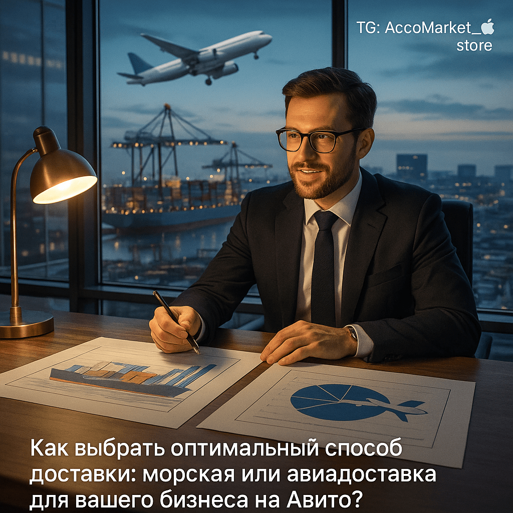 Как выбрать оптимальный способ доставки: морская или авиадоставка для вашего бизнеса на Авито?