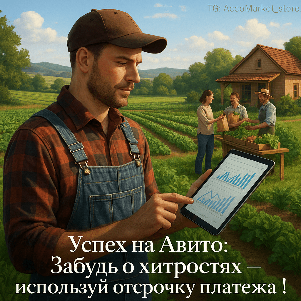 Успешные продажи на Авито: как фермерскому хозяйству использовать отсрочку платежа для роста доходов