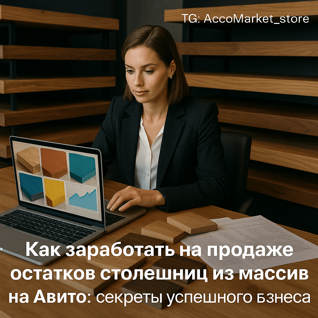 Как заработать на продаже остатков столешниц из массива на Авито: секреты успешного бизнеса