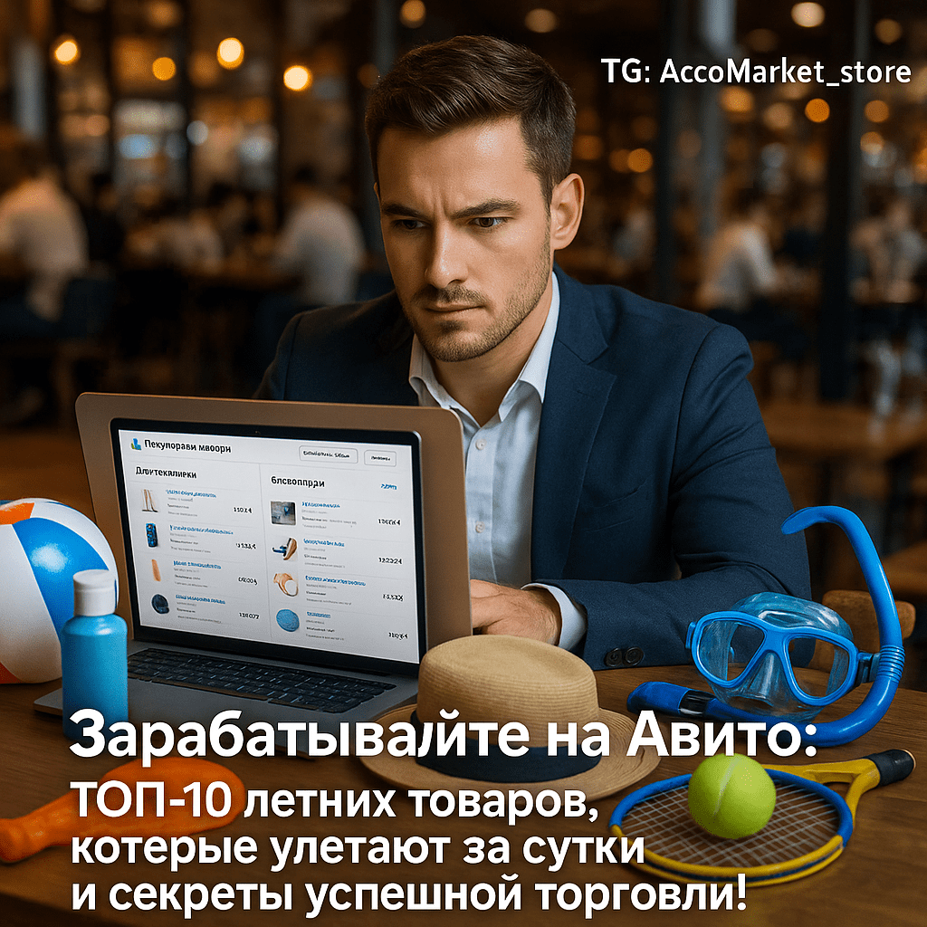 Зарабатывайте на Авито: ТОП-10 летних товаров, которые улетают за сутки и секреты успешной торговли!