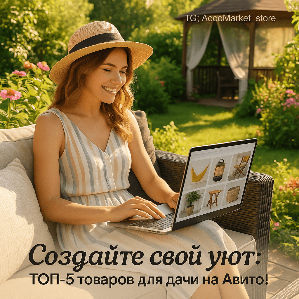 Как превратить дачу в идеальное место отдыха: ТОП-5 товаров для вашего уюта и бизнеса на Авито