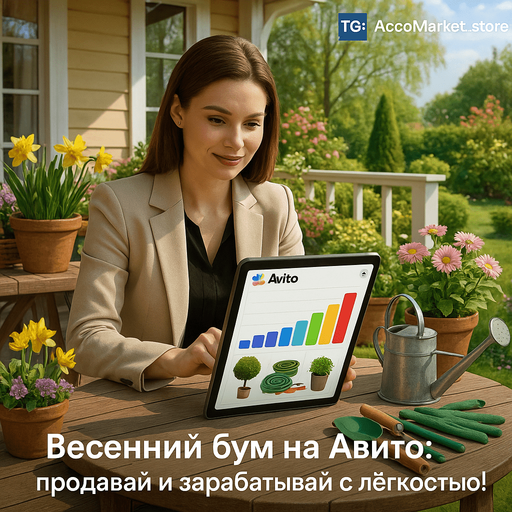 Весенний бум на Авито: как продавать товары для дачи и зарабатывать без усилий