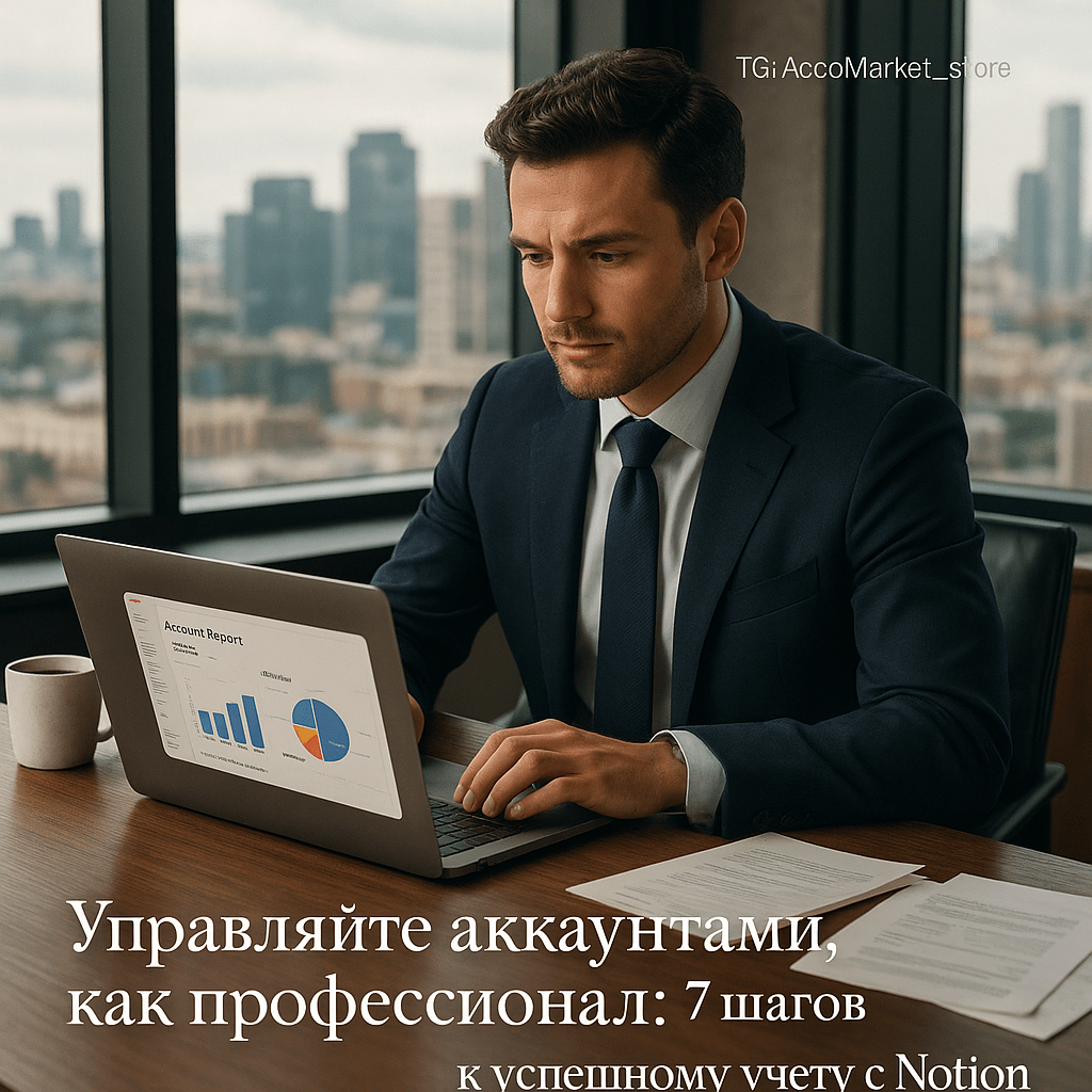 Управляйте своими аккаунтами как профессионал: 7 шагов к успешному учету с Notion