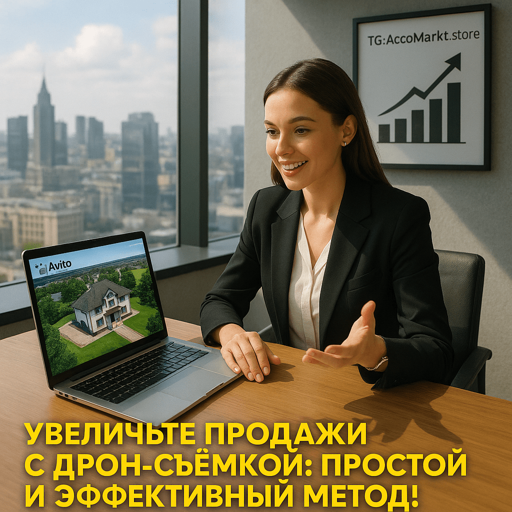 Как использовать дрон-съёмку недвижимости для быстрого увеличения продаж на Авито