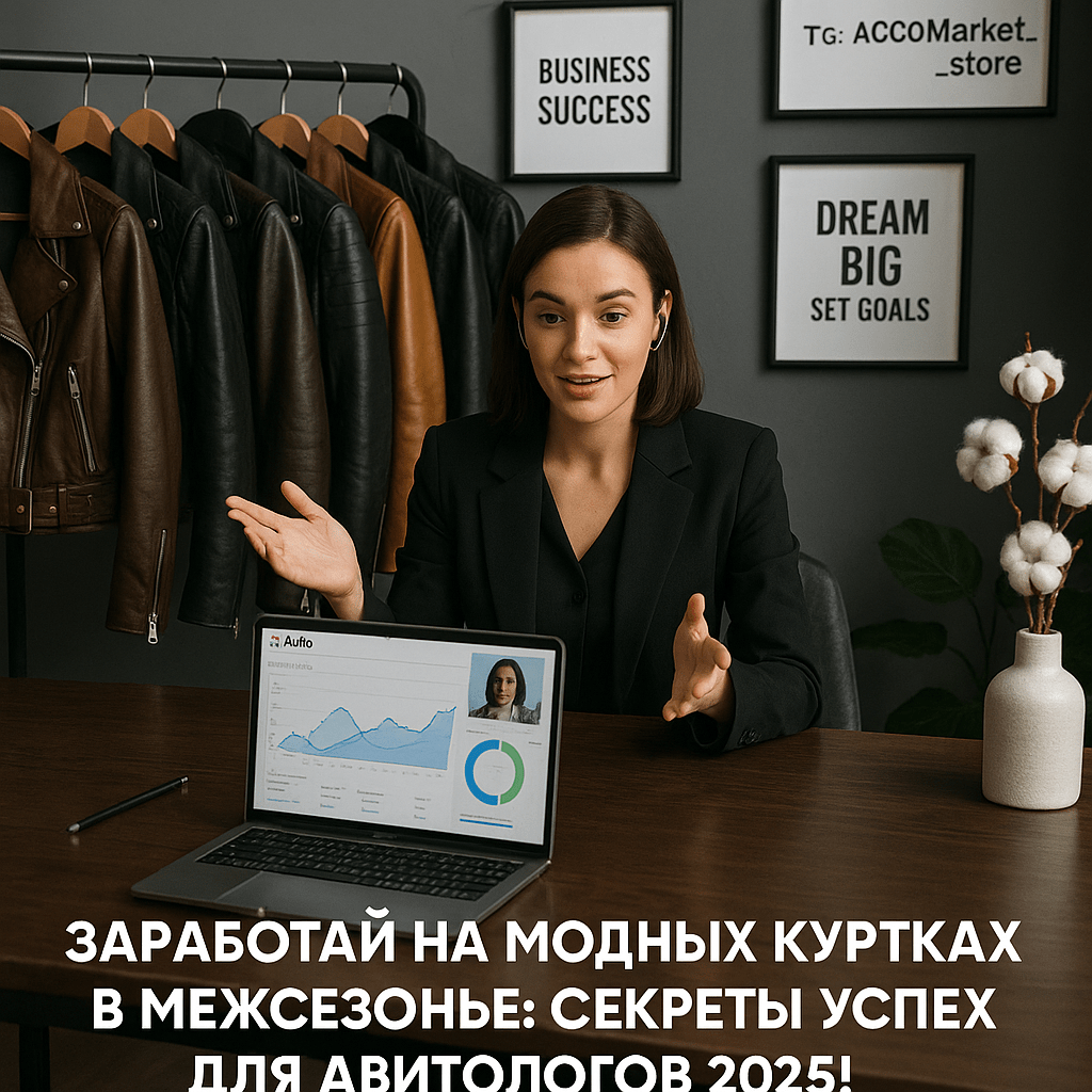 Заработайте на модных кожаных куртках в межсезонье: секреты успеха для авитологов 2025 года