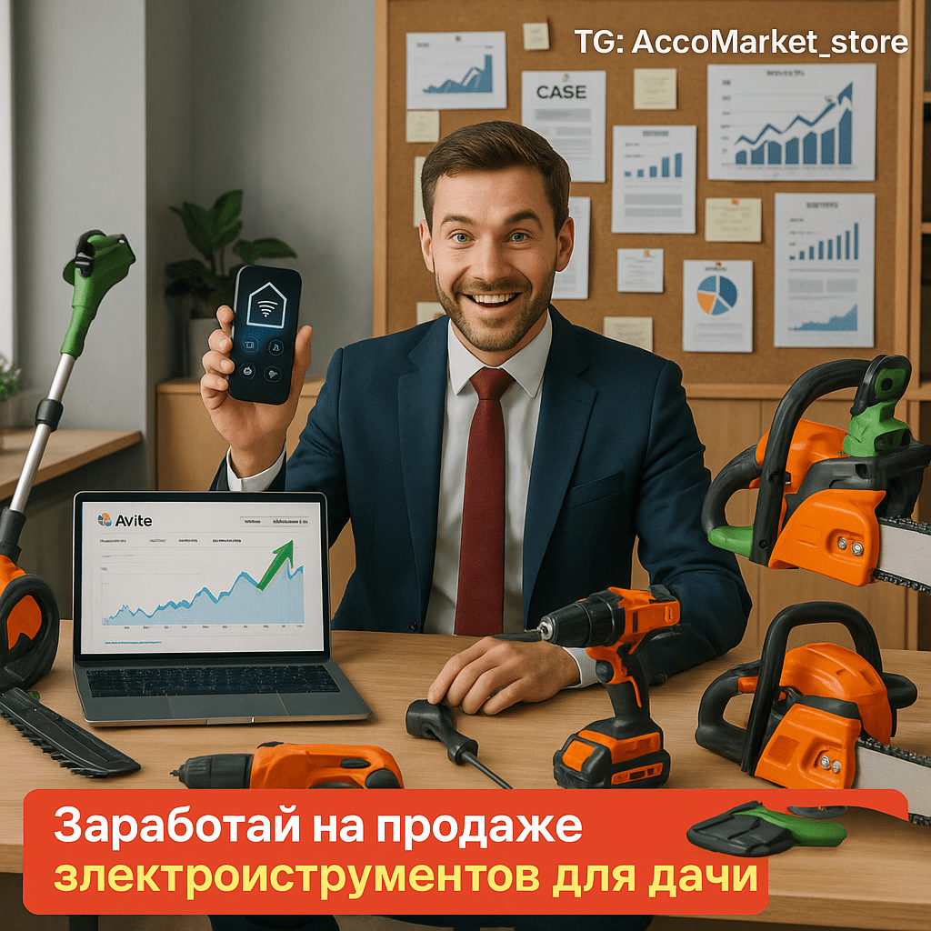Заработок на продаже электроинструментов для дачи: как начать бизнес с нуля на Авито и увеличить свои доходы в 2025 году