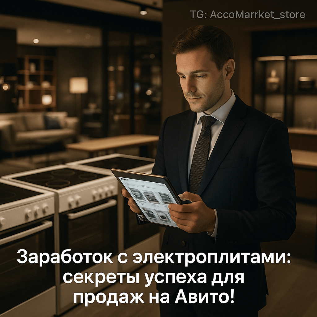 Заработок на электроплитах и варочных панелях в 2025: успешные стратегии и советы для продаж на Авито