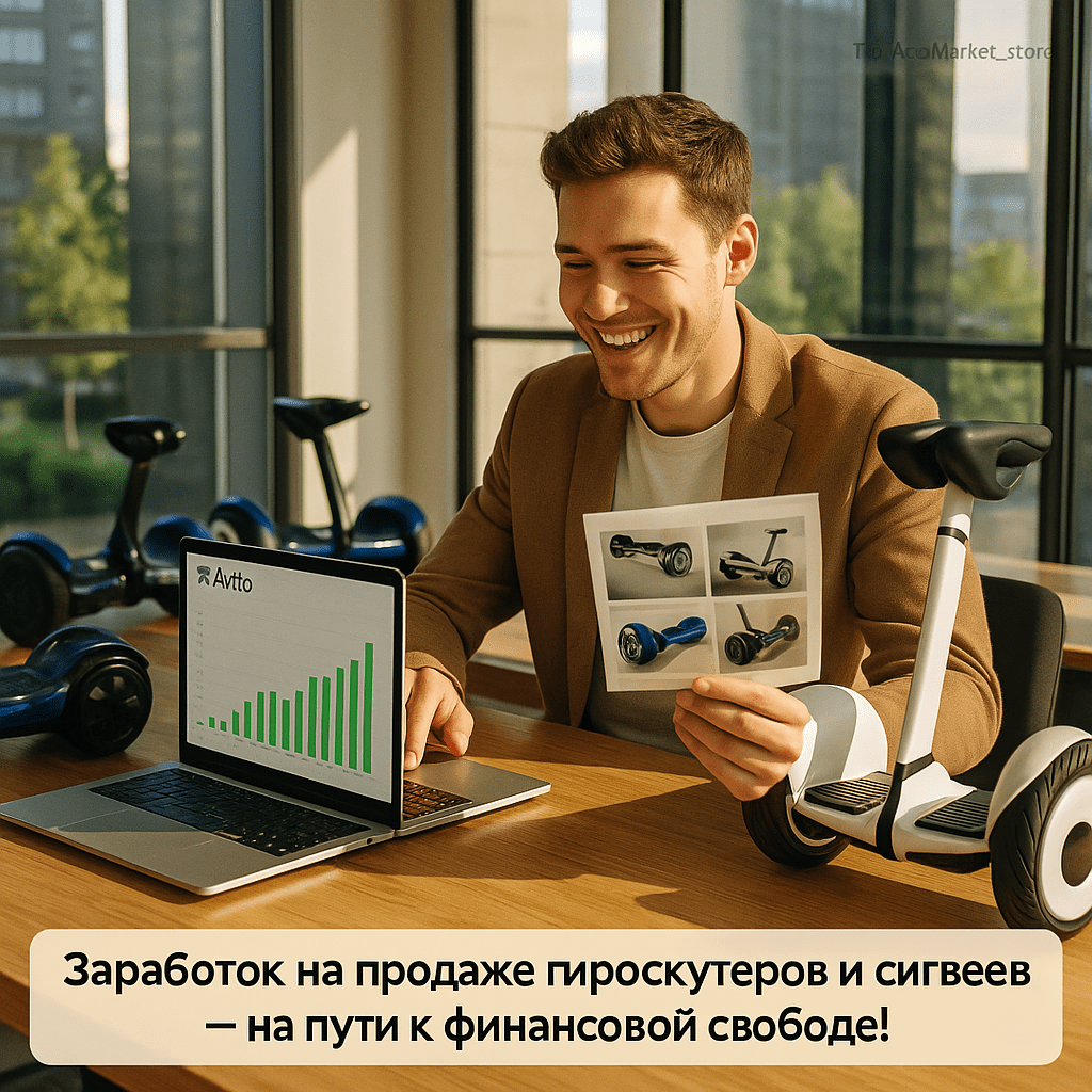 Заработок на продаже гироскутеров и сигвеев на Авито: пошаговый гайд к успеху в 2025 году