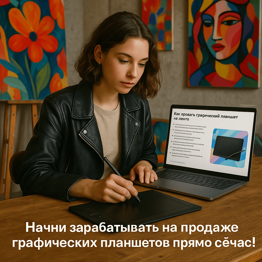Заработок на продаже графических планшетов: пошаговое руководство для художников-новичков на Авито