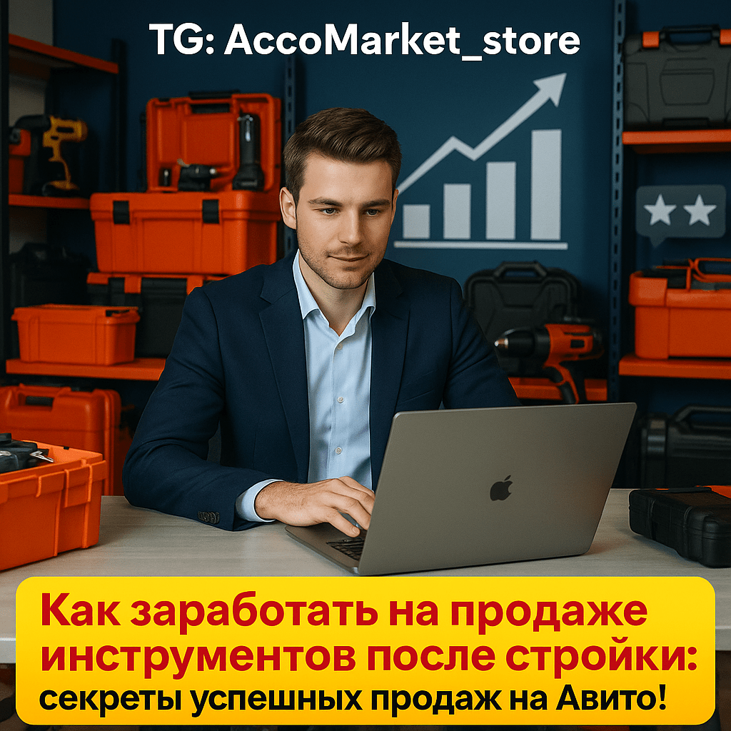 Как заработать на продаже инструментов после стройки: секреты успешных продаж на Авито для каждого!