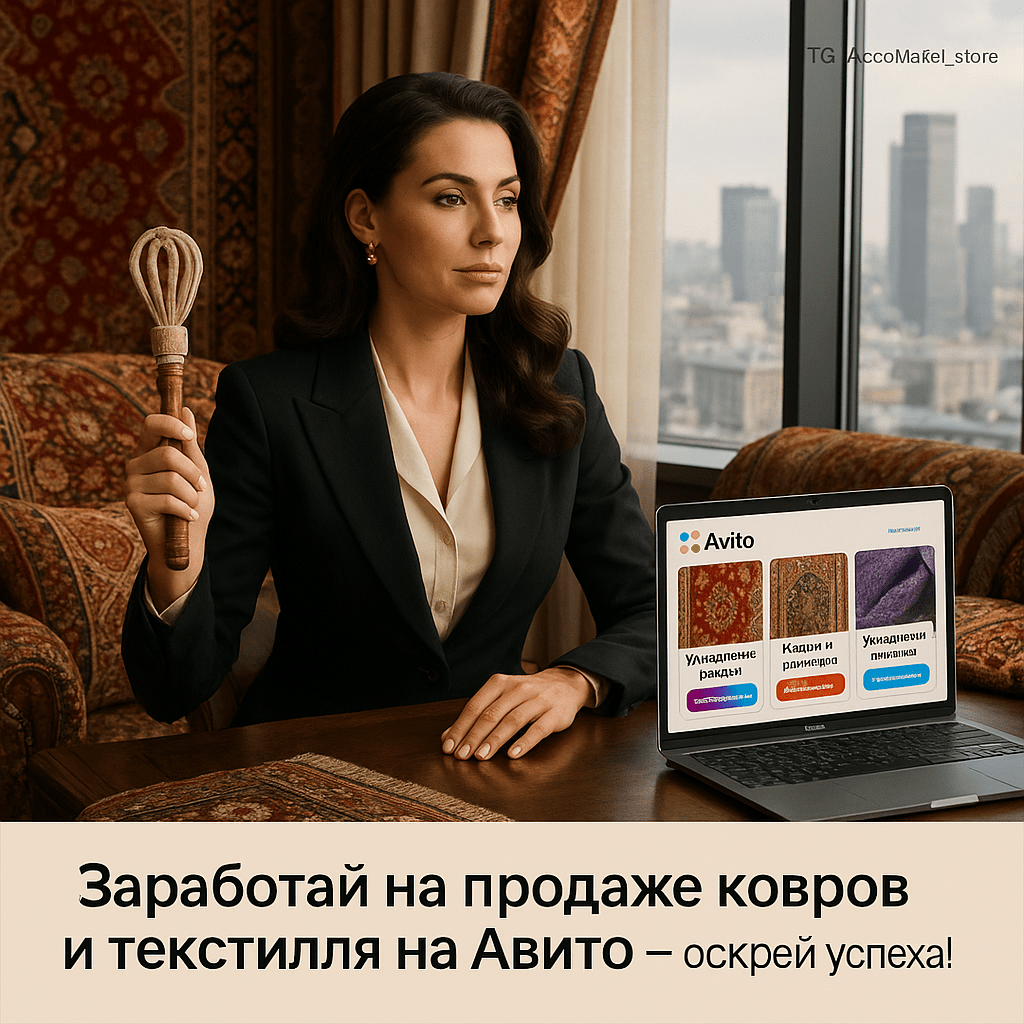 Как заработать на продаже ковров и текстиля: секреты успеха для продавцов на Авито