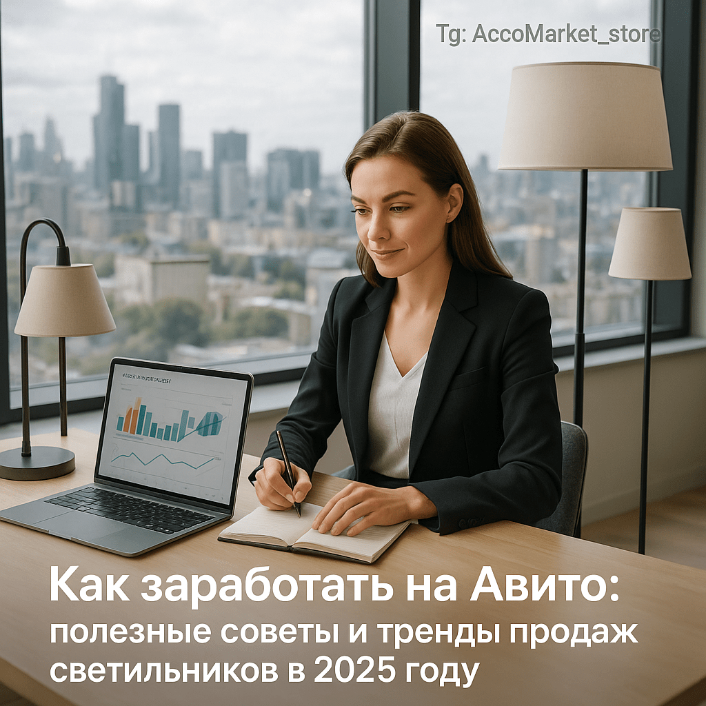 Как заработать на Авито: полезные советы и тренды продаж светильников в 2025 году