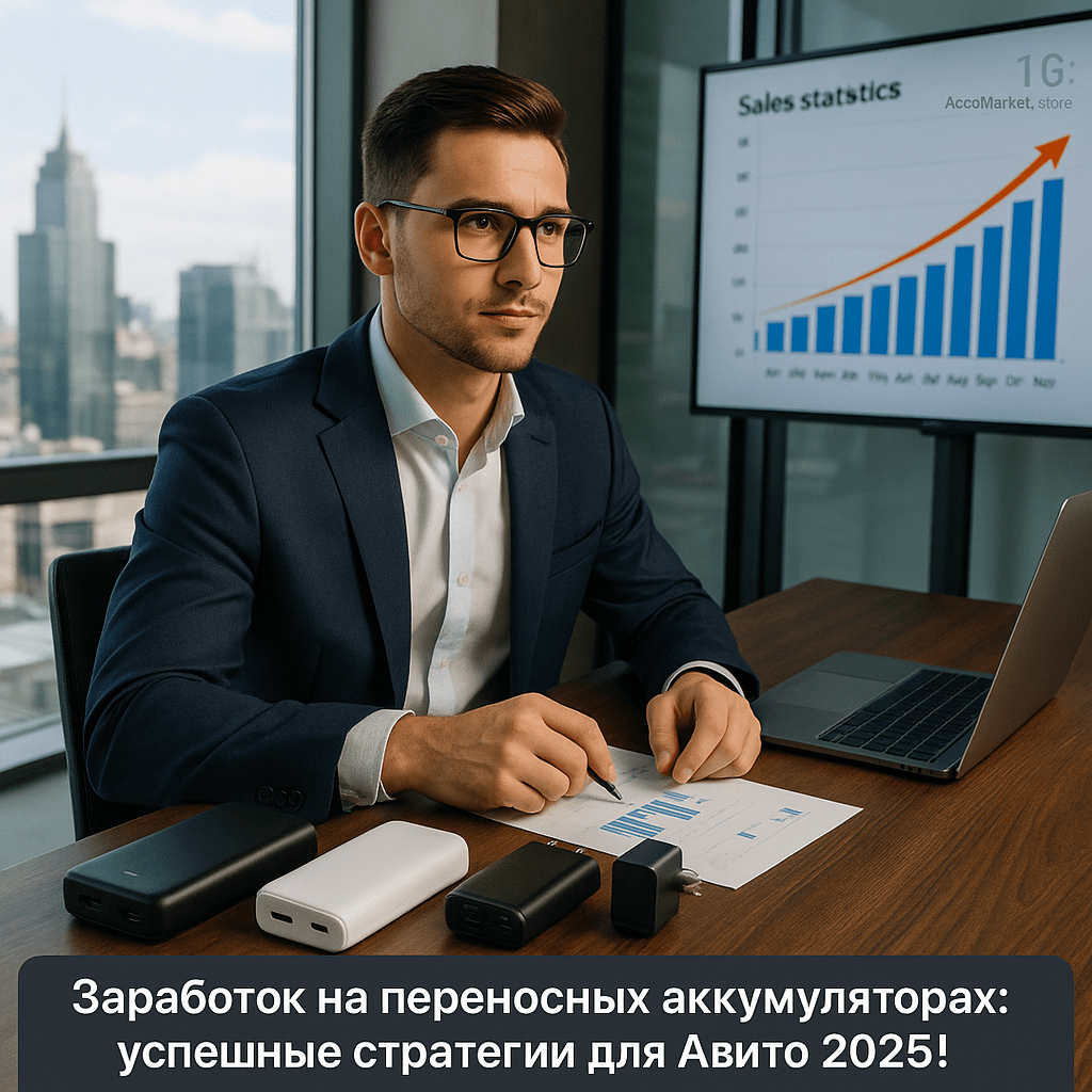 Заработок на переносных аккумуляторах: успешные стратегии и советы для Авито 2025 года