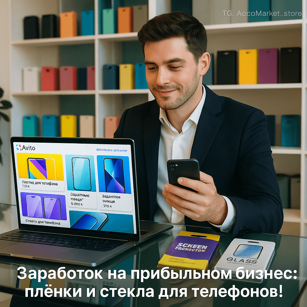 Как заработать на продаже пленок и стекол для телефонов на Авито: пошаговый план для начинающих предпринимателей