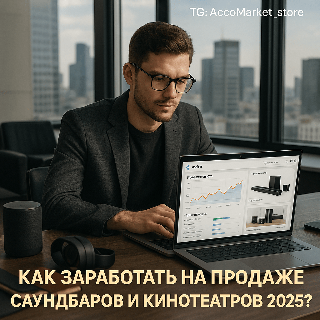 Заработок на продаже саундбаров и домашних кинотеатров на Авито: как обеспечить высокий доход в 2025 году